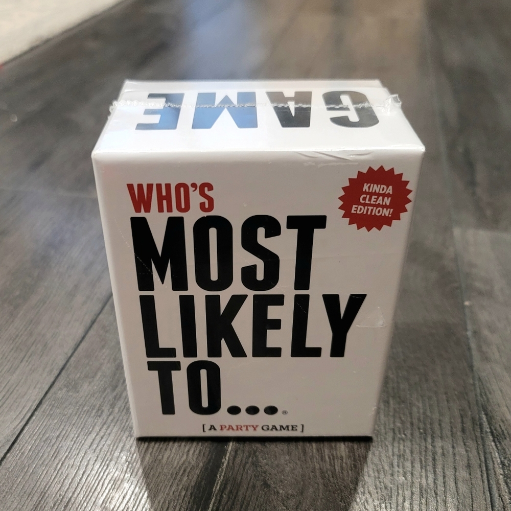 Most Likely To... Party Card Game | NWT | Kinda Clean Edition